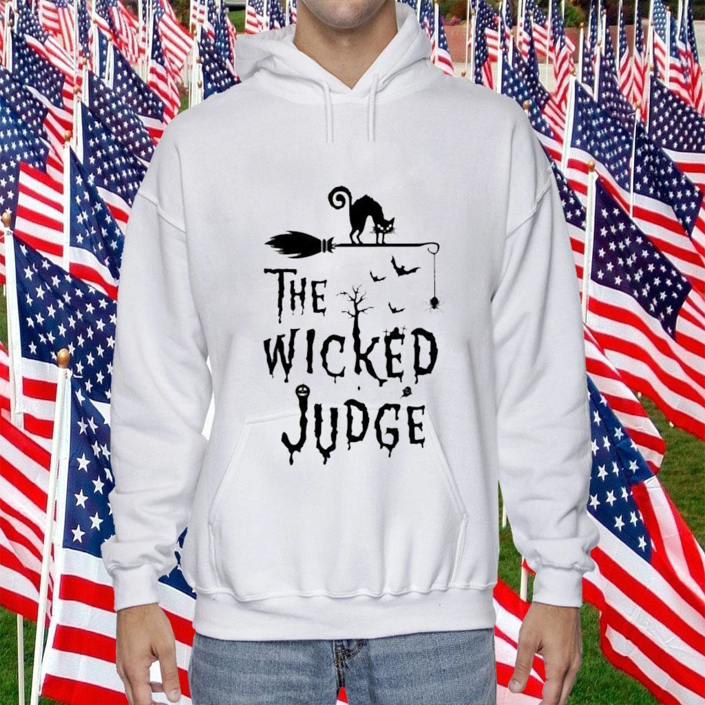 Cat Halloween Theme The Wicked Judge Official Shirt