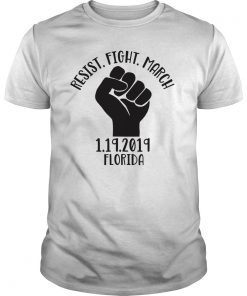 Florida Resist Fight March - Women's Protest Shirt