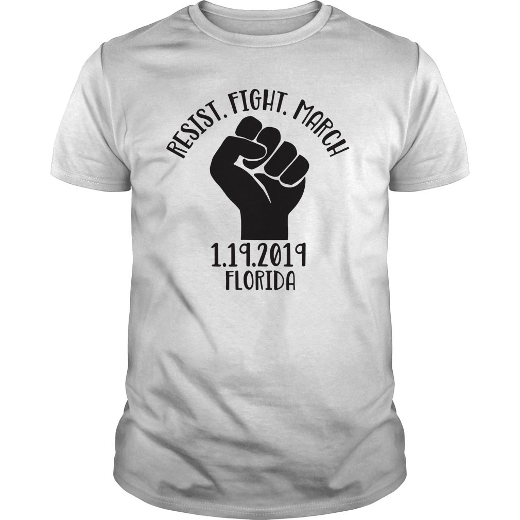 Florida Resist Fight March - Women's Protest Shirt
