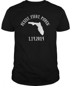 Florida Resist Fight March - Women's Protest T-Shirt