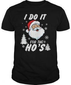 Funny Christmas Santa Ho Shirt Gift Cute Xmas Santa Naughty