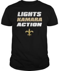 Lights Kamara Action Funny Football T-Shirt New Orleans