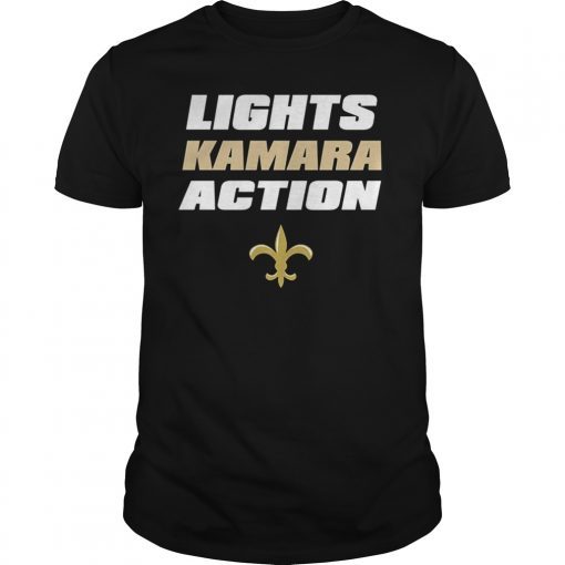 Lights Kamara Action Funny Football T-Shirt New Orleans