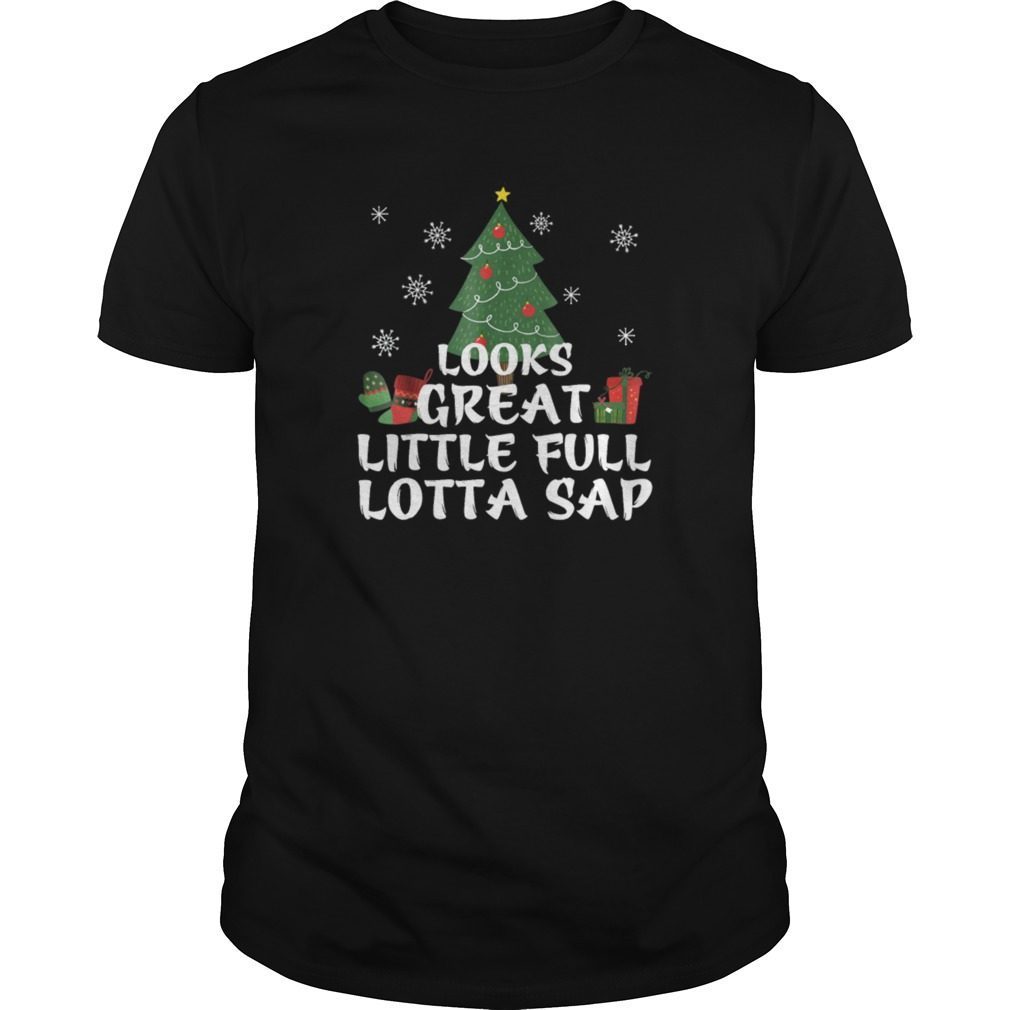 Little Full Lotta Sap T Shirt Tee Christmas Vacation Santa
