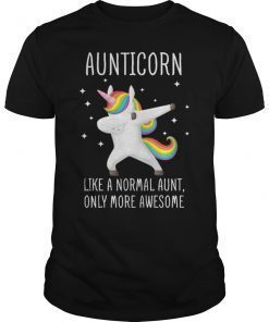 Aunticorn Like An Aunt Only Awesome Dabbing Unicorn T-Shirt