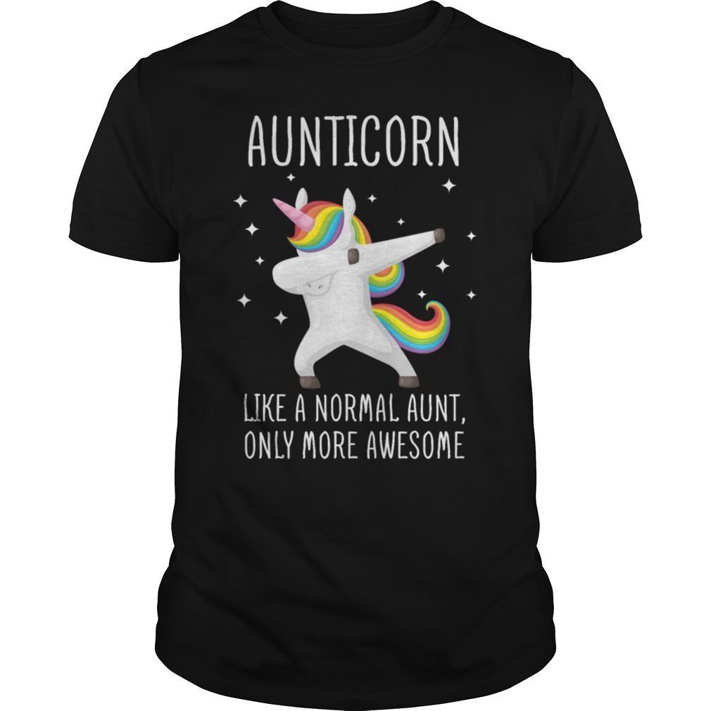 Aunticorn Like An Aunt Only Awesome Dabbing Unicorn T-Shirt