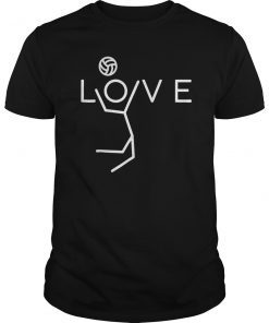 Cute Volleyball For Teen Girls Spike Love T Shirt