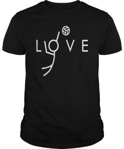 Cute Volleyball T Shirts For Teen Girls - Spike Love Shirt