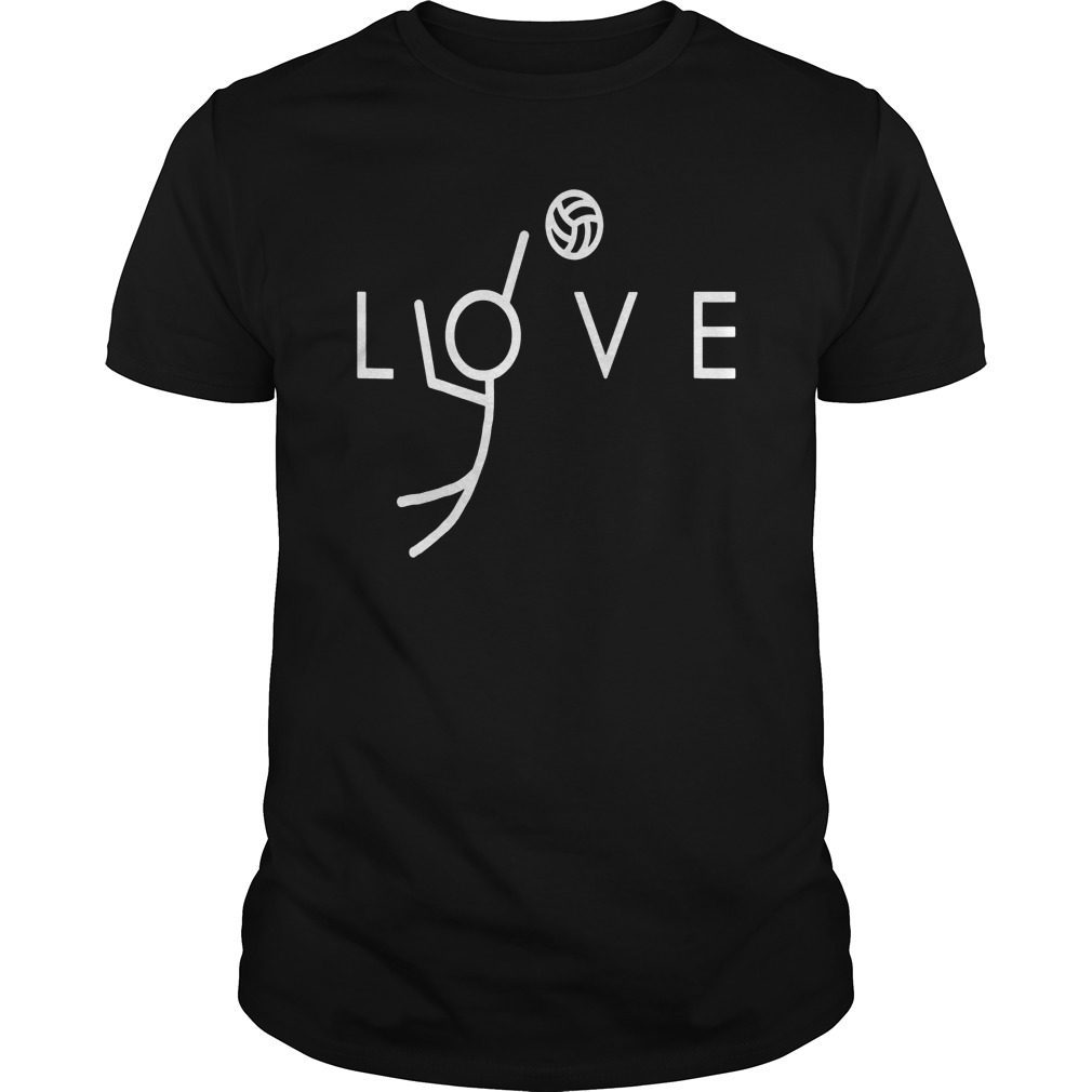 Cute Volleyball T Shirts For Teen Girls - Spike Love Shirt