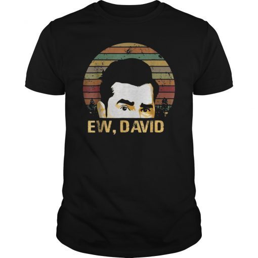 Ew David Funny Retro Vintage T-Shirt