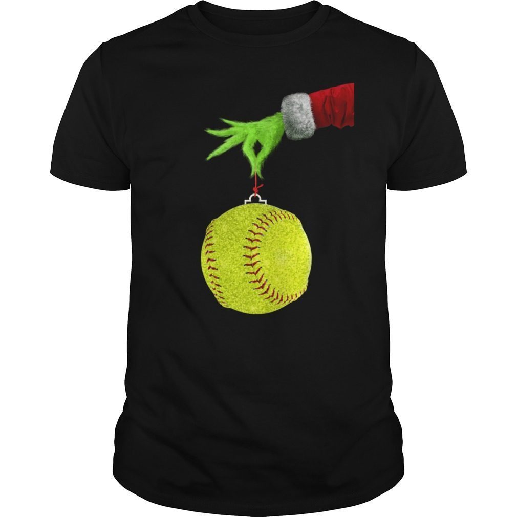 Grinches Funny Christmas Xmas Softball T-Shirt
