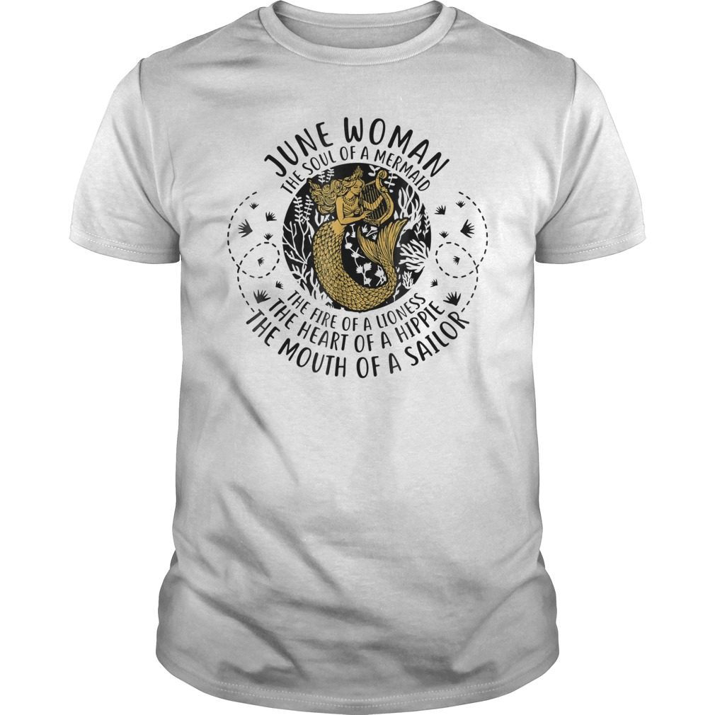 June Woman The Soul of A Mermaid T-Shirt