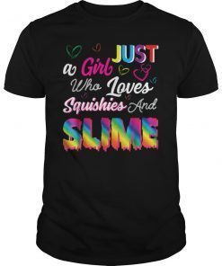Just A Girl Who Loves Squishies And Slime Tee Shirt
