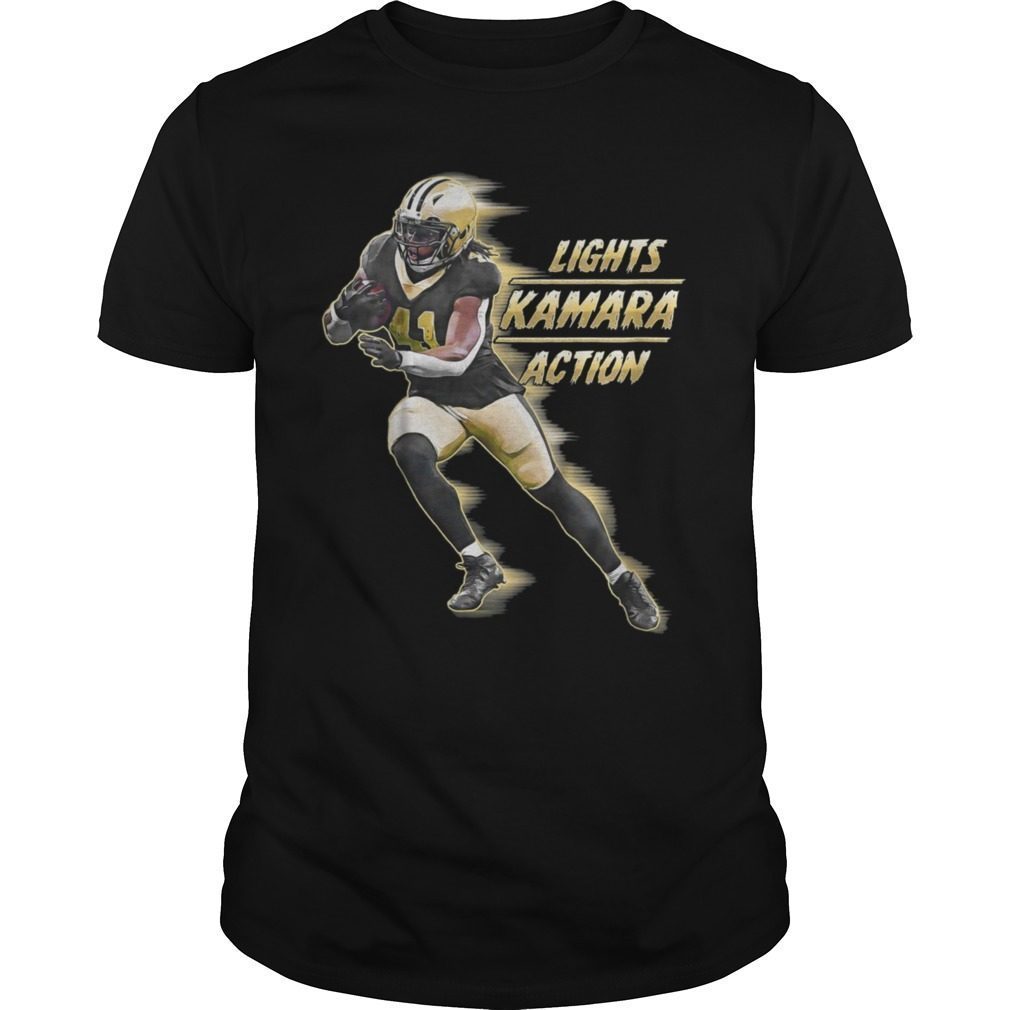 Lights Kamara Action Funny New Orleans Football T-Shirt