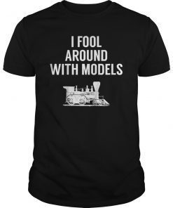 Model Train T Shirt - Funny Tee for Train Enthusiasts