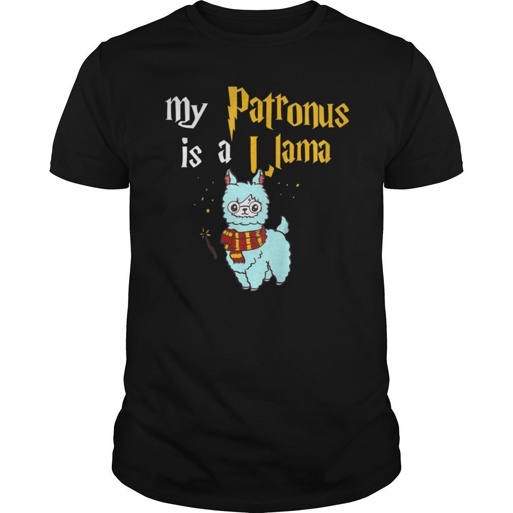 My Patronus Is A Llama Love Funny Llama Lover Stuff T-Shirt