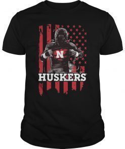 Nebraska Cornhuskers Player Flag T-Shirt