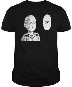 Saitama Okay Face Oppai Anime Manga T-Shirt