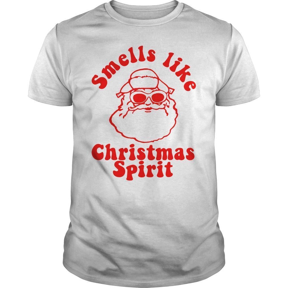 Smell Like Christmas Spirit Santa Claus Xmas Gifts T-Shirt