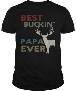 Vintage Best Buckin Papa Ever T-Shirt