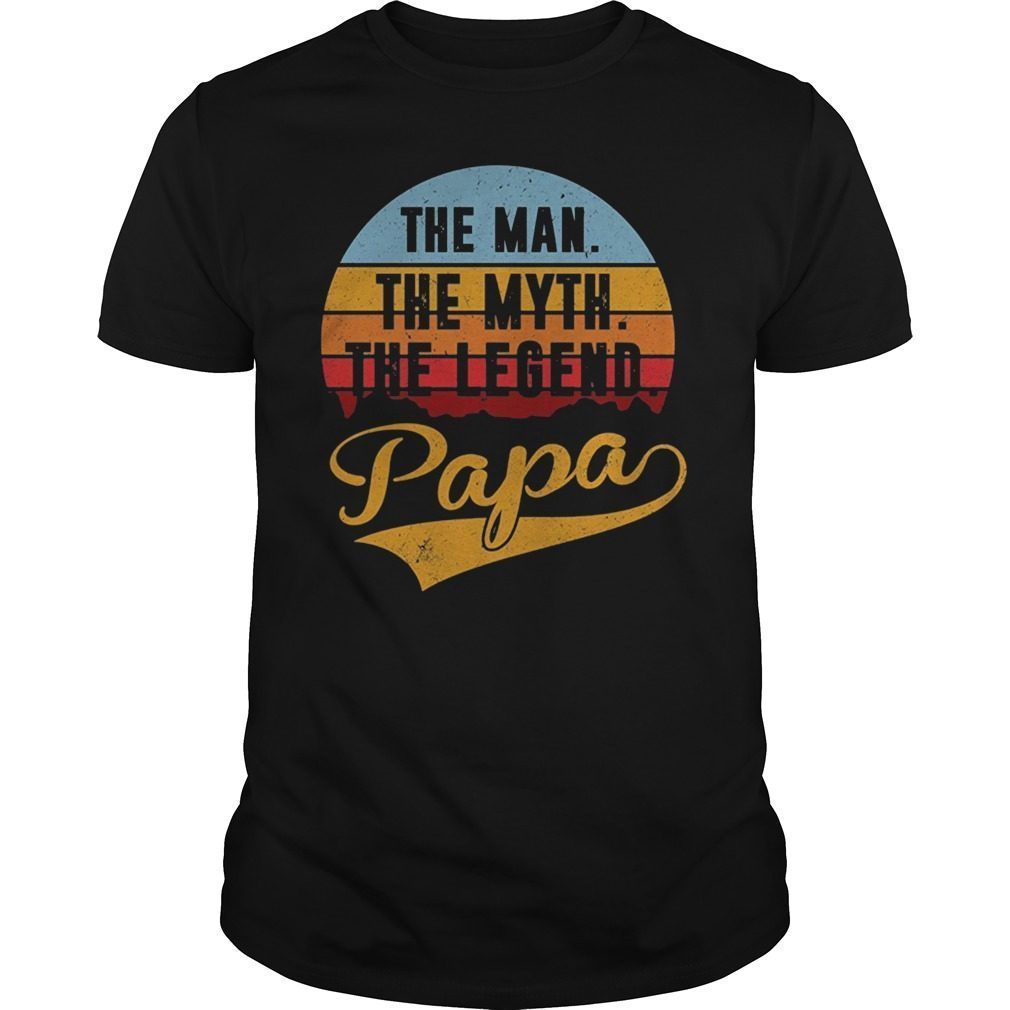Vintage The Man The Myth The Legend Papa T-Shirt