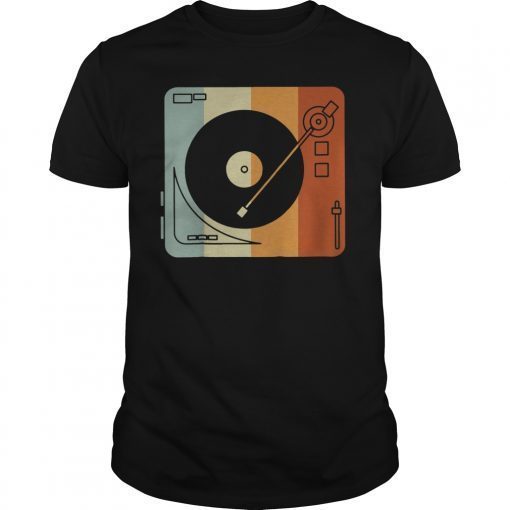 Vintage Vinyl Record Player T-Shirt