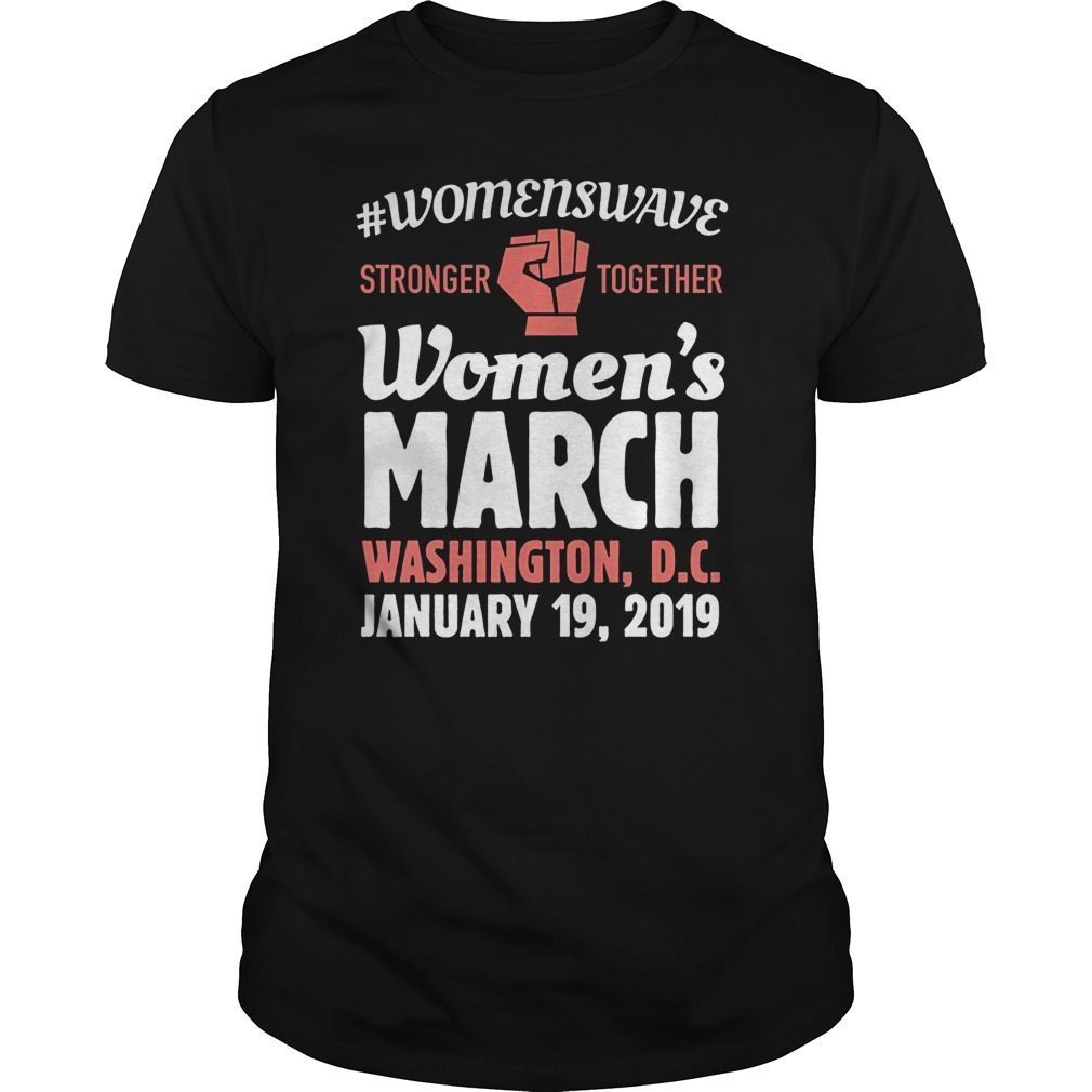 Women's March 2019 Washington D.C. T-Shirt Stronger Together