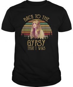 Back To The Gypsy That I Was Vintage Retro T-Shirt