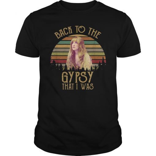 Back To The Gypsy That I Was Vintage Retro T-Shirt