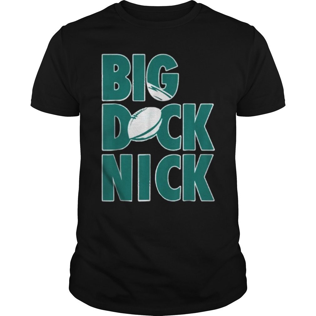 Big Dick Nick Funny Football Varsity Sports Shirt