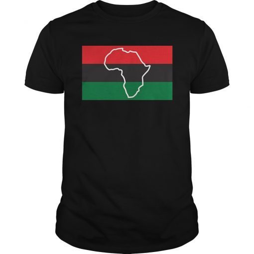 Black History Month T-Shirt Africa Flag African Pride Tee