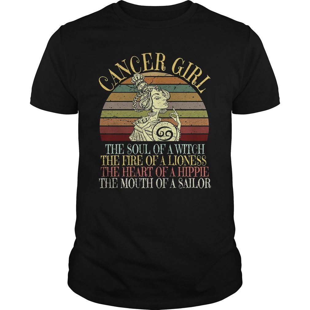 Cancer Girl Zodiac Sign Shirt June July Women