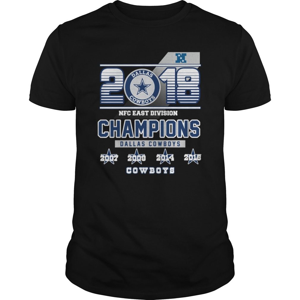 Dallas 2018 NFC North Division Champions Cowboys Shirt