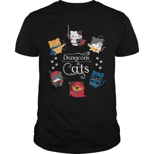 Dungeons And Cats Shirt