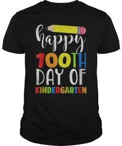 Happy 100th Day Of Kindergarten Funny T-Shirt