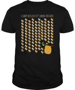 I Can't Beelieve It's Been 100 Days Bee Hive Tree Shirt