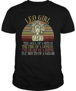 Leo Girl Zodiac Sign Shirt July August Women