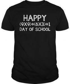 Math Formula 100 Days Of School Shirt