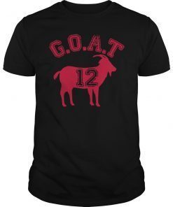 New England Football GOAT 12 Shirt