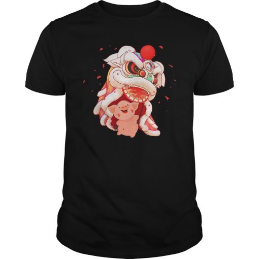 Pig Dragon Dancing New Year T-Shirt