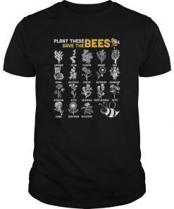 Plant These Save The Bees Honeybees Beekeeping T-Shirt