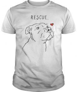 Rescue Dog Pitbull Shirt