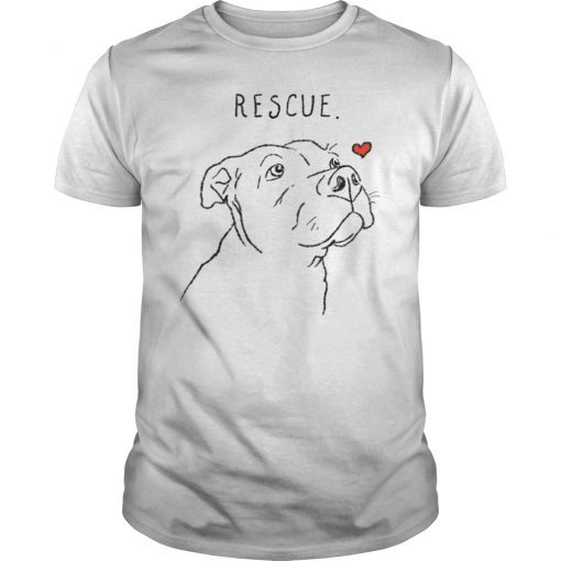 Rescue Dog Pitbull Shirt