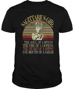 Sagittarius Girl Zodiac Shirt November December Women