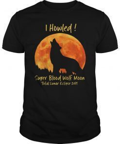 Super Blood Wolf Moon Lunar Eclipse 2019 Shirt