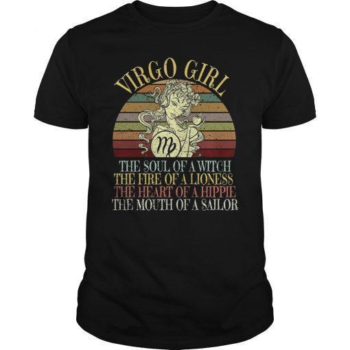 Virgo Girl Zodiac Shirt August September Women