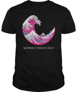 Women's March 2019 Shirt The Pink Wave Resist