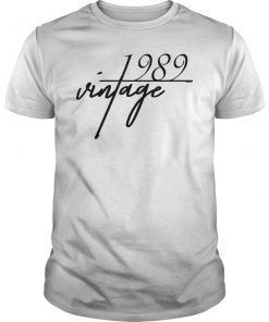 30th Birthday Tshirt, Vintage 1989 Shirt, Gift Idea