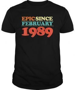 30th Gift Vintage style 1989 T Shirt