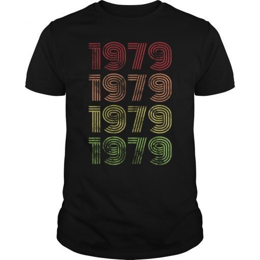 40th Gift Vintage 1979 Shirts